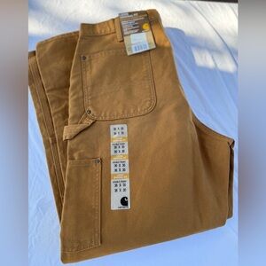 Carhartt Men's Tan Duck Cargo Pants
